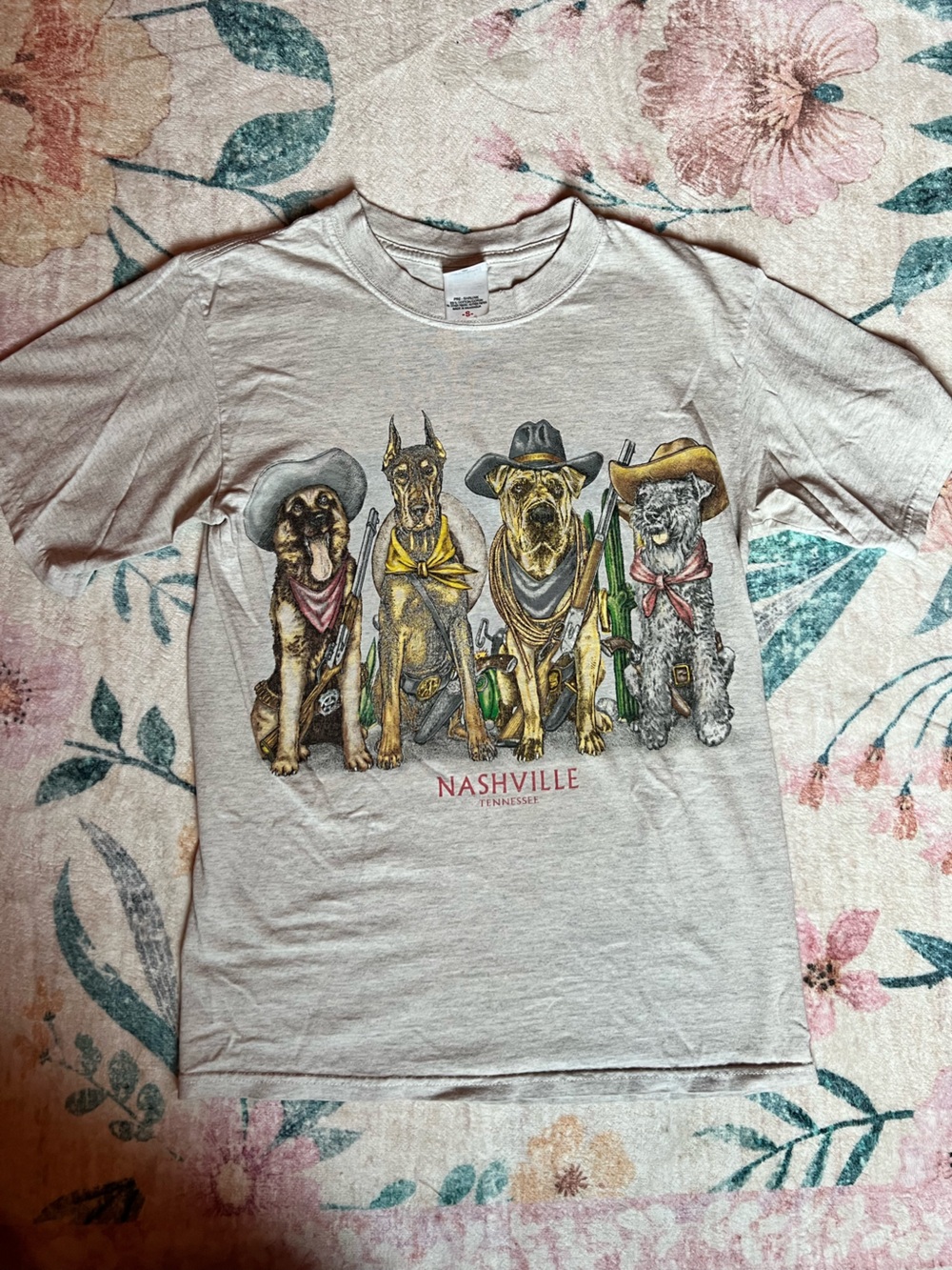 Gildan Light Heather Gray Crewneck Nashville Tee